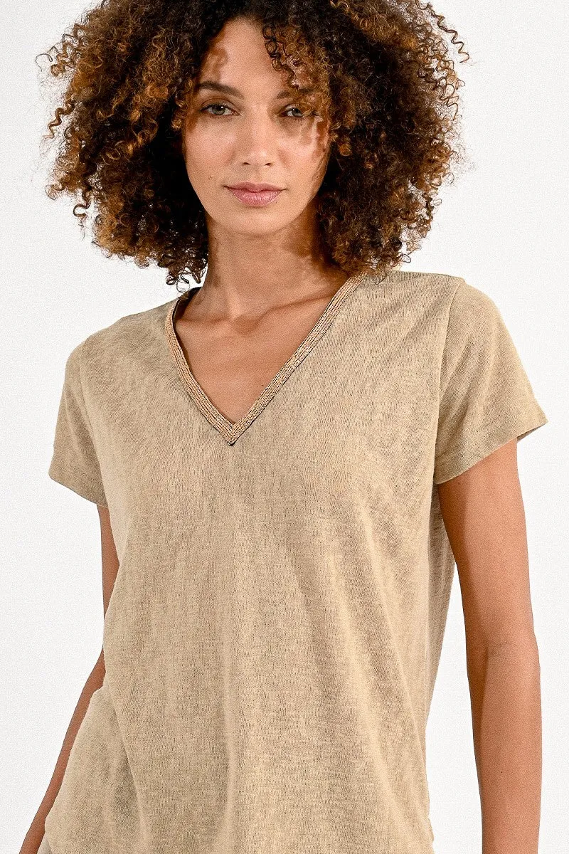 V-NECK TEE
