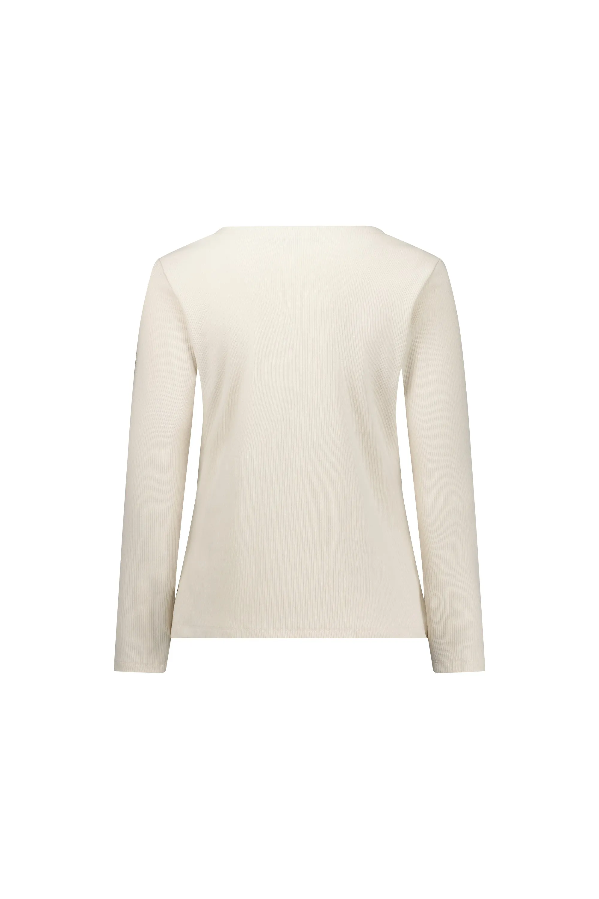 VASSALLI - Pearl V Neck Long Sleeve Top - 4444