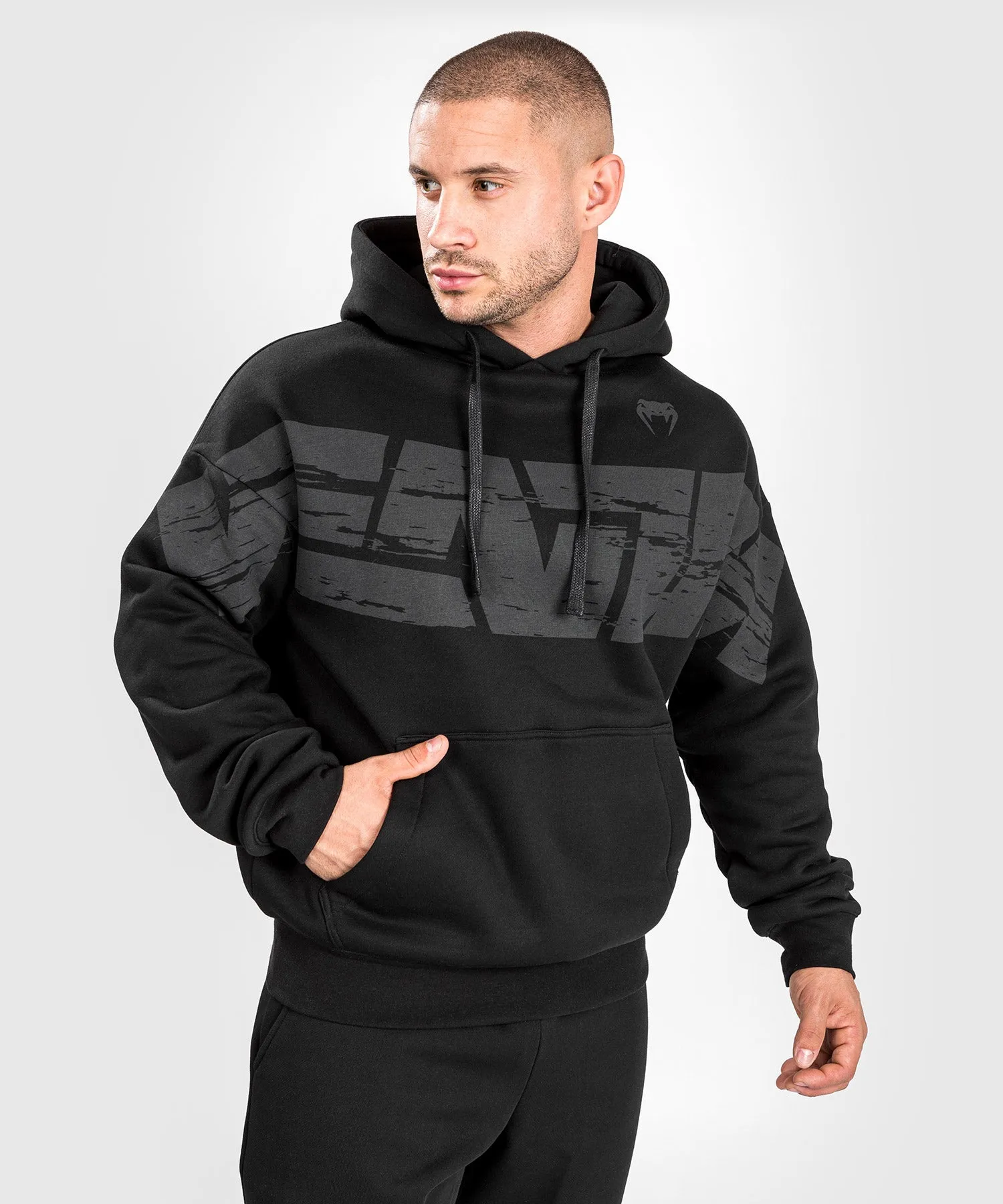 VENUM CONNECT XL HOODIE - OVERSIZED FIT - ZWART