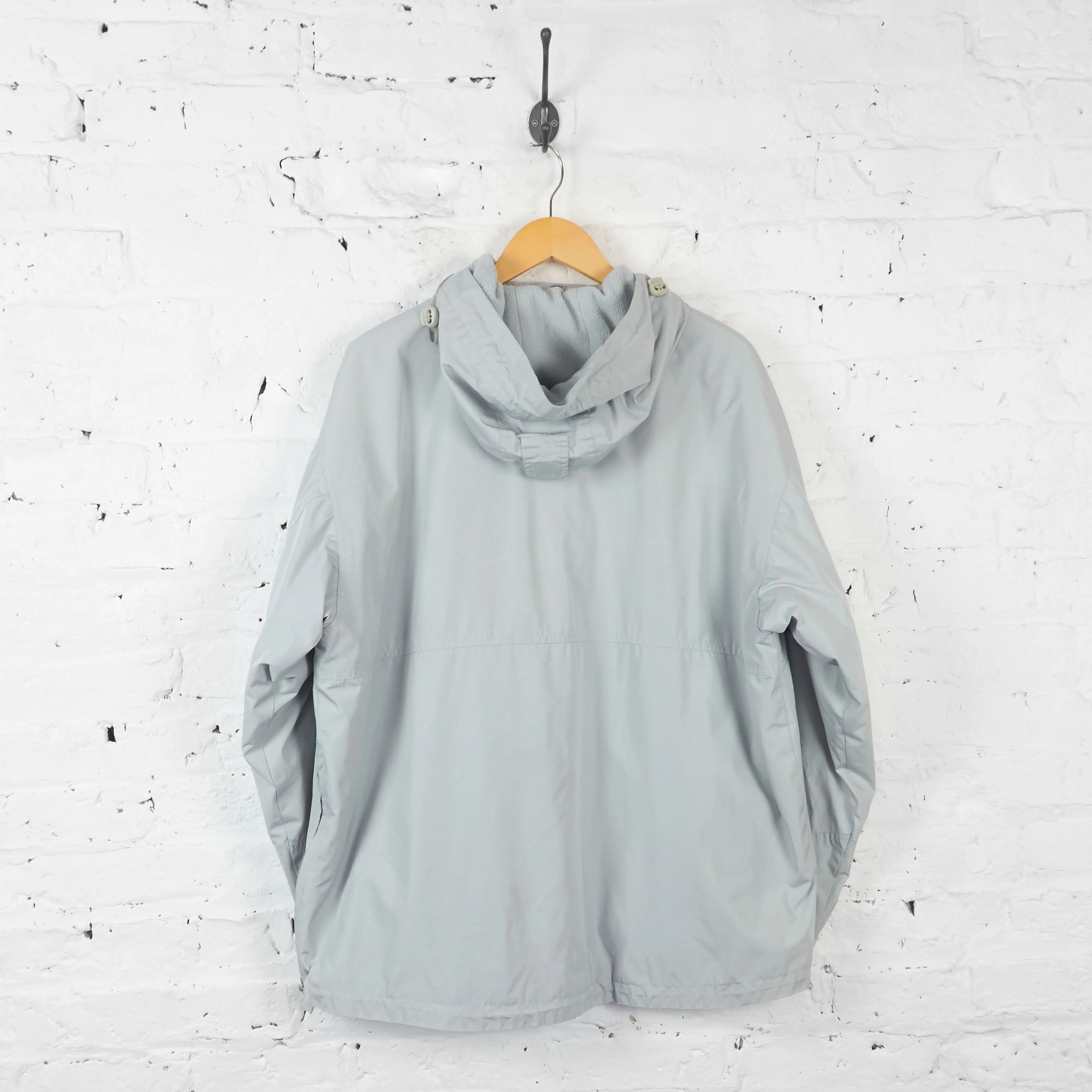 Vintage 1/4 Zip Up Nottingham Forest Jacket - Grey - L