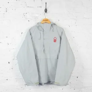 Vintage 1/4 Zip Up Nottingham Forest Jacket - Grey - L