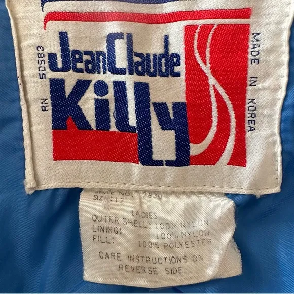 Vintage Jean Claude Killy Ski Jacket and Pants /Bibs set Ladies 1970s