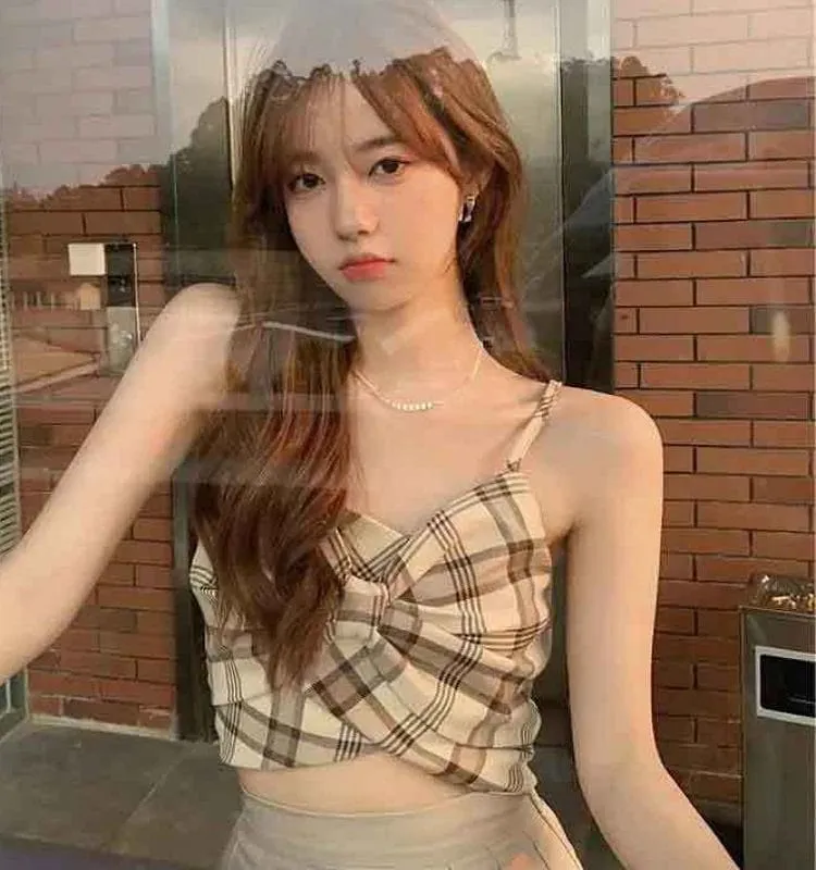 Vintage Plaid Tank Top