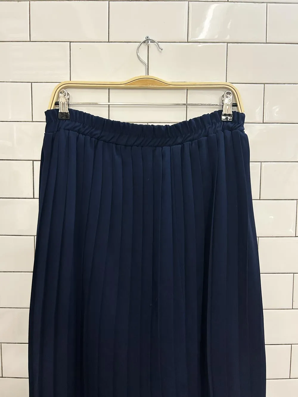 vintage pleated midi/maxi skirt