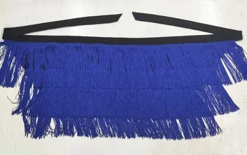 Violet royal blue black tassels latin dance skirts for women Bullfighting tassel costume professional latin dance apron irregular fringe wrap skirts