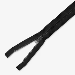Vislon Type 5 Chunky Zip Open Ended - 80cm Black