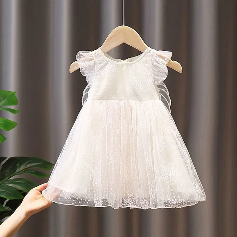 White Butterfly Dress