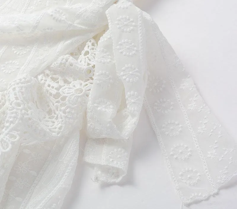 White Lace Summer Dress