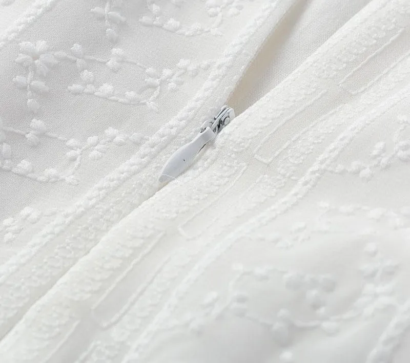 White Lace Summer Dress
