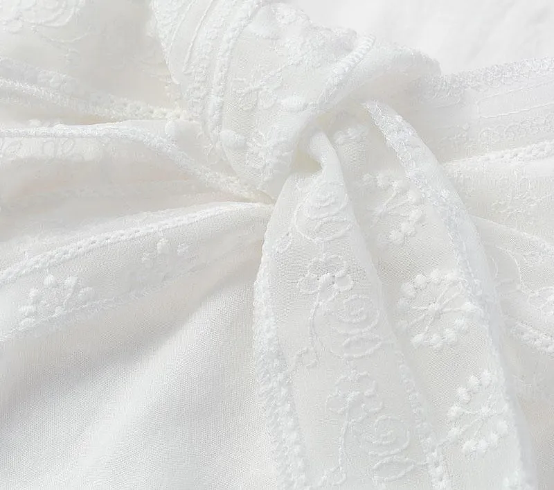 White Lace Summer Dress