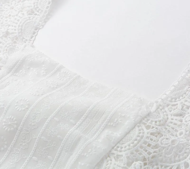 White Lace Summer Dress