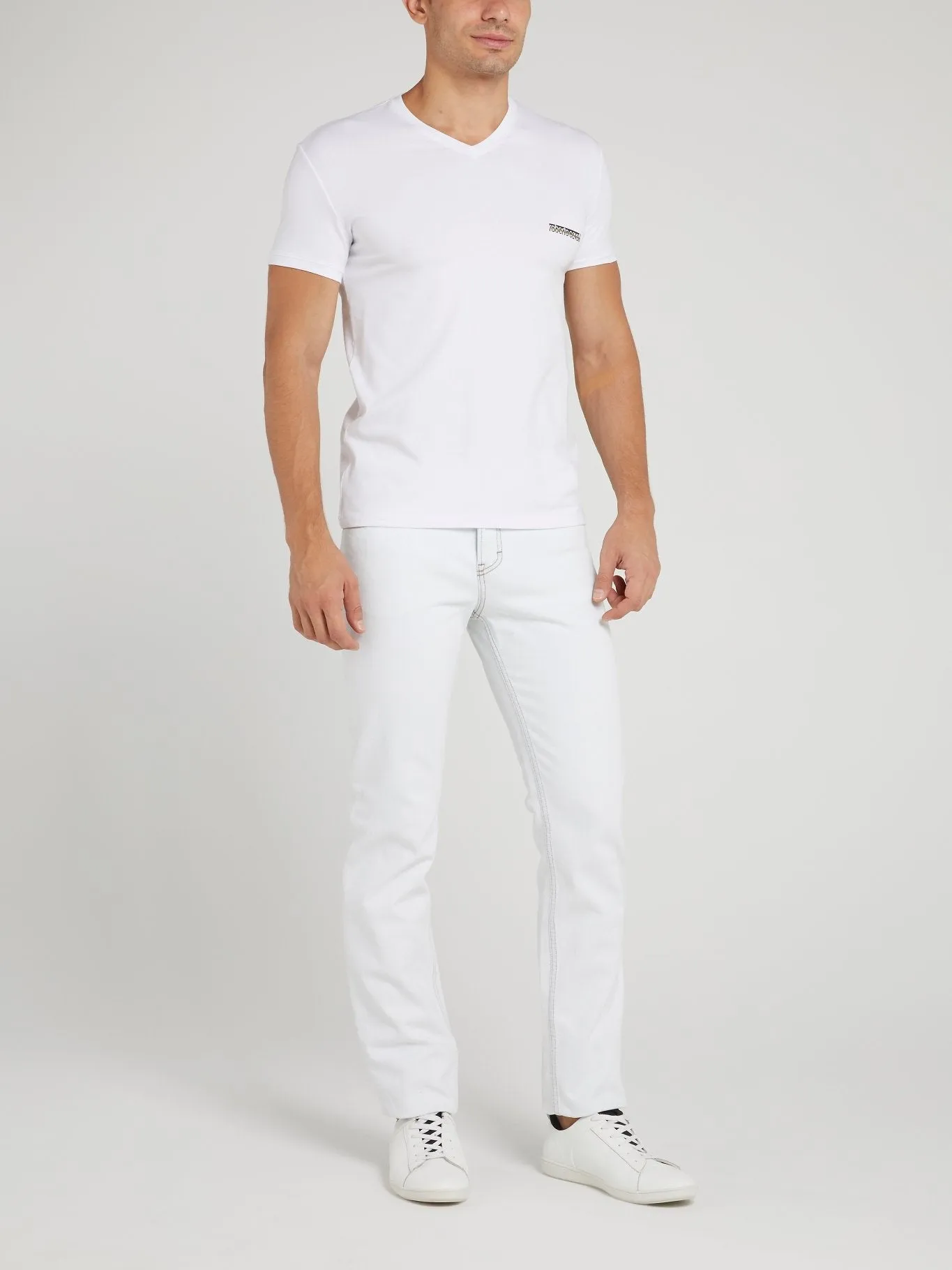 White Straight Leg Pants