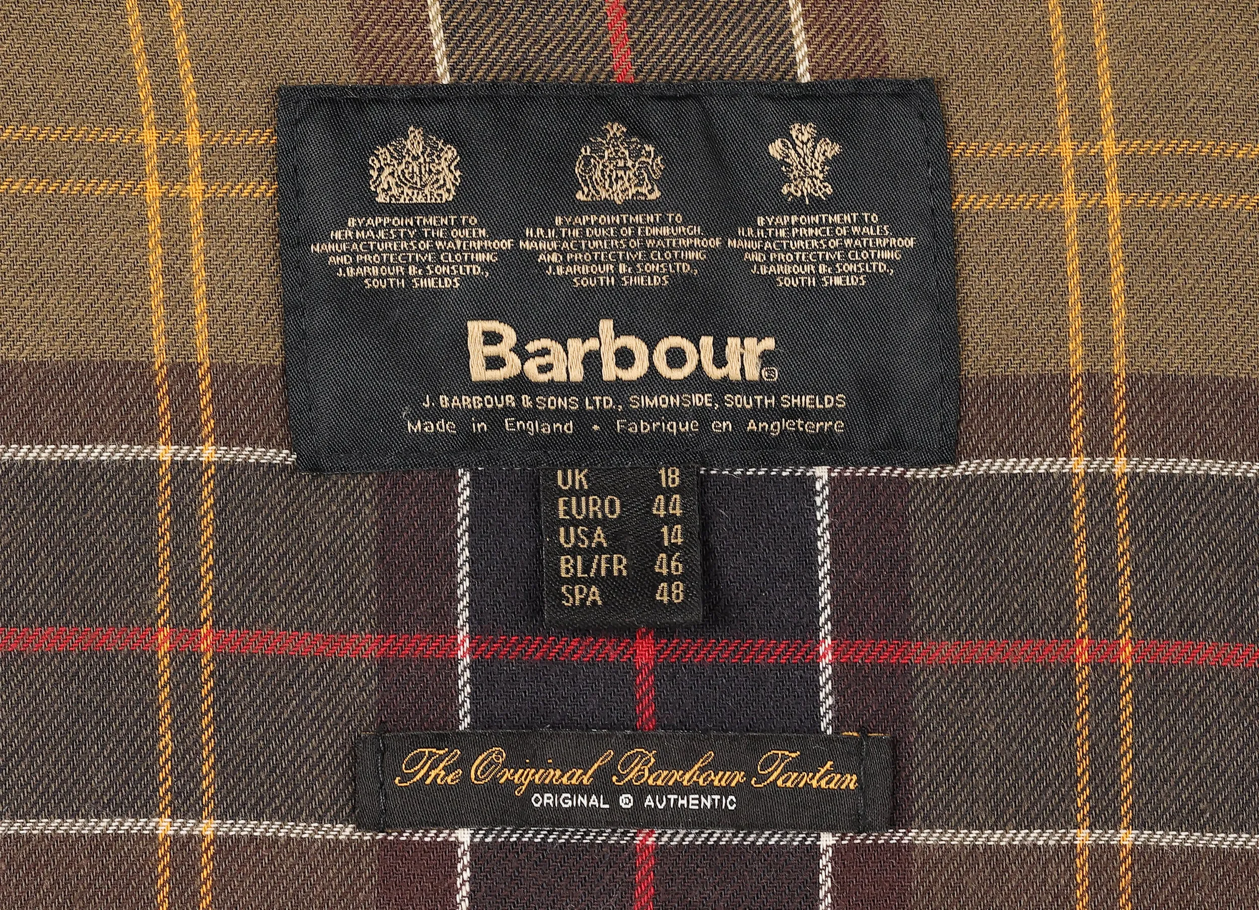 Women's Barbour Beadnell Wax Jacket - Green - Women's XL