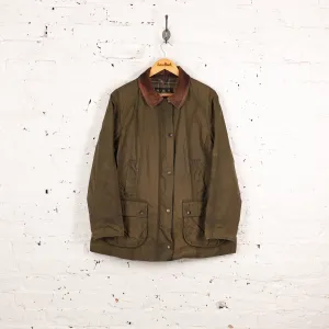 Women's Barbour Beadnell Wax Jacket - Green - Women's XL