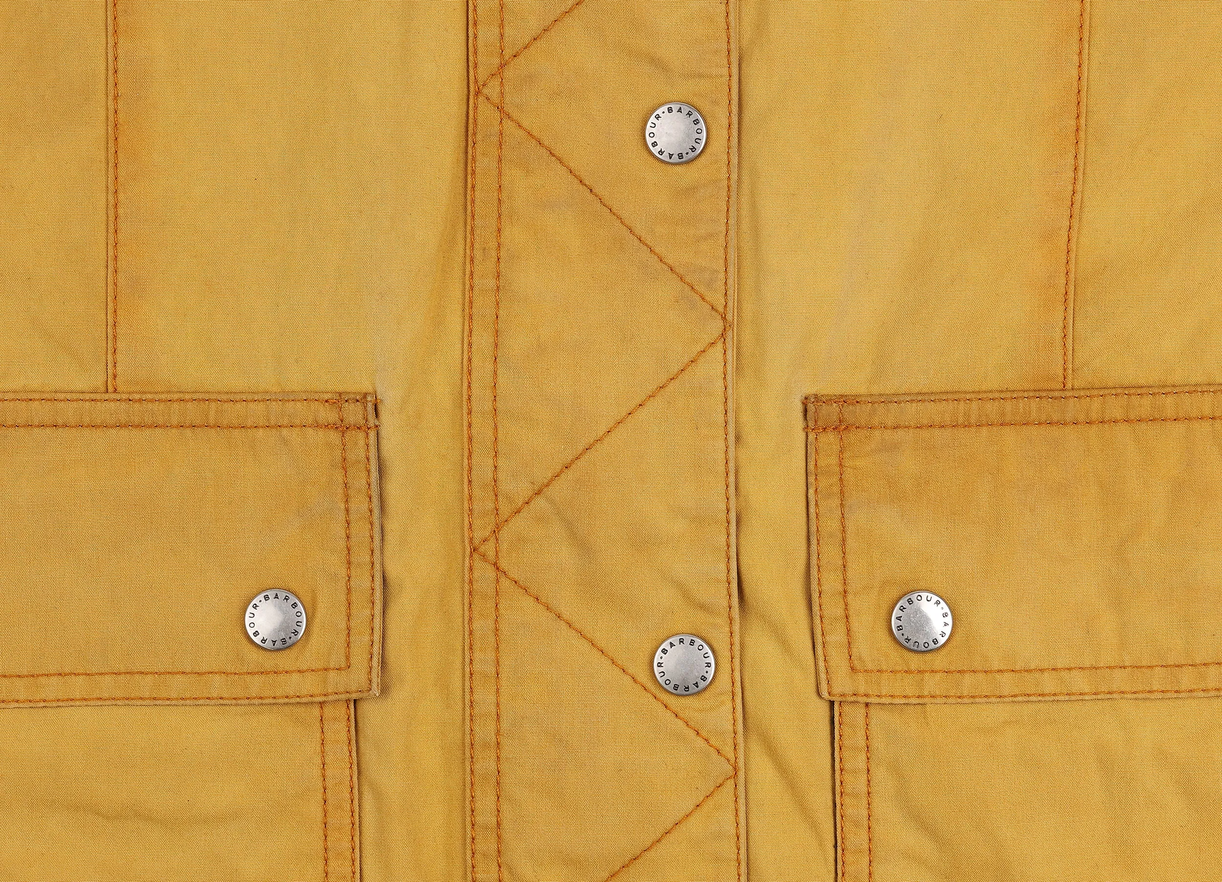 Women's Barbour Godrevy Wax Jacket - Yellow - Women's M