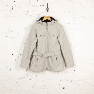 Women's Barbour Grace Polarquilt Jacket - White - Women's M