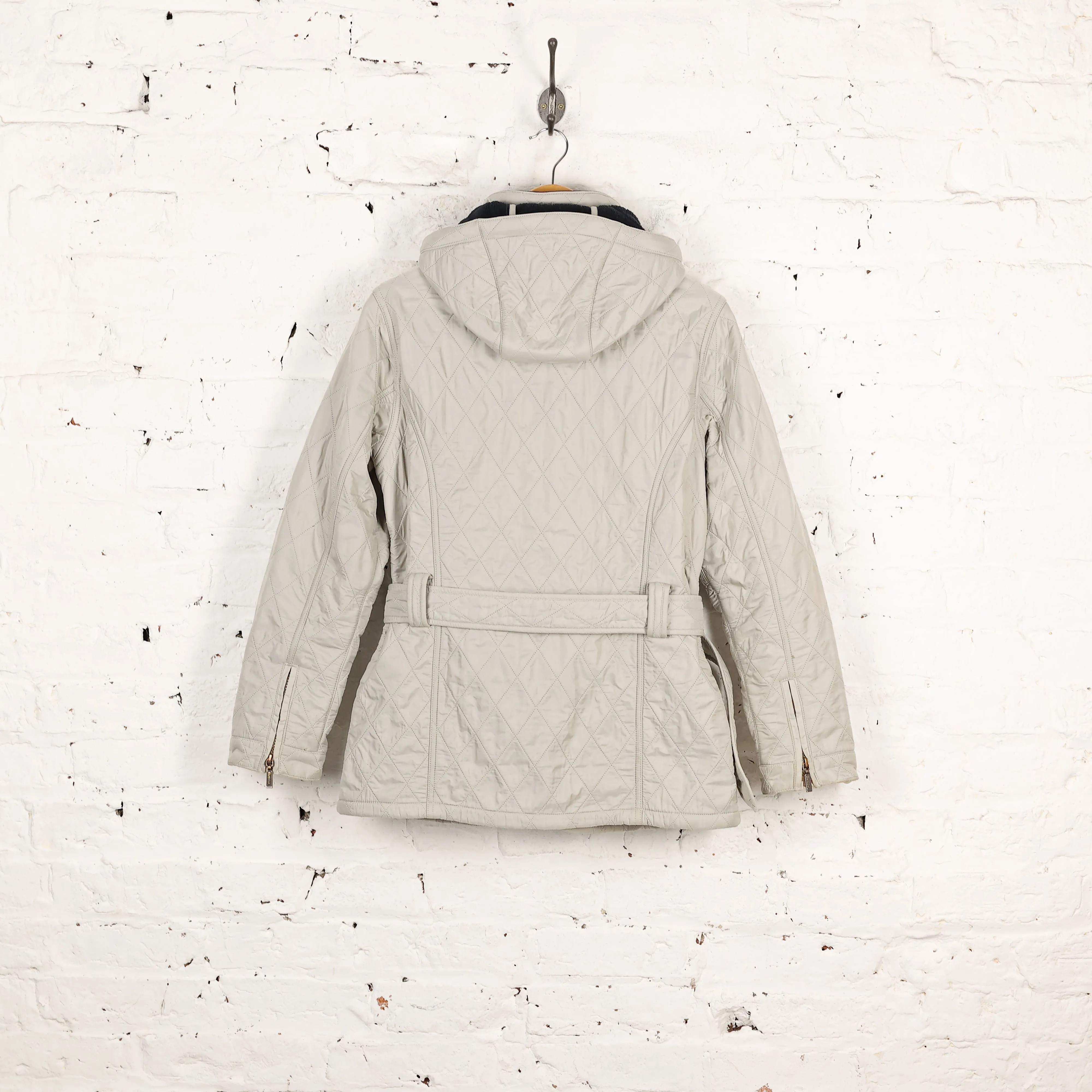 Women's Barbour Grace Polarquilt Jacket - White - Women's M