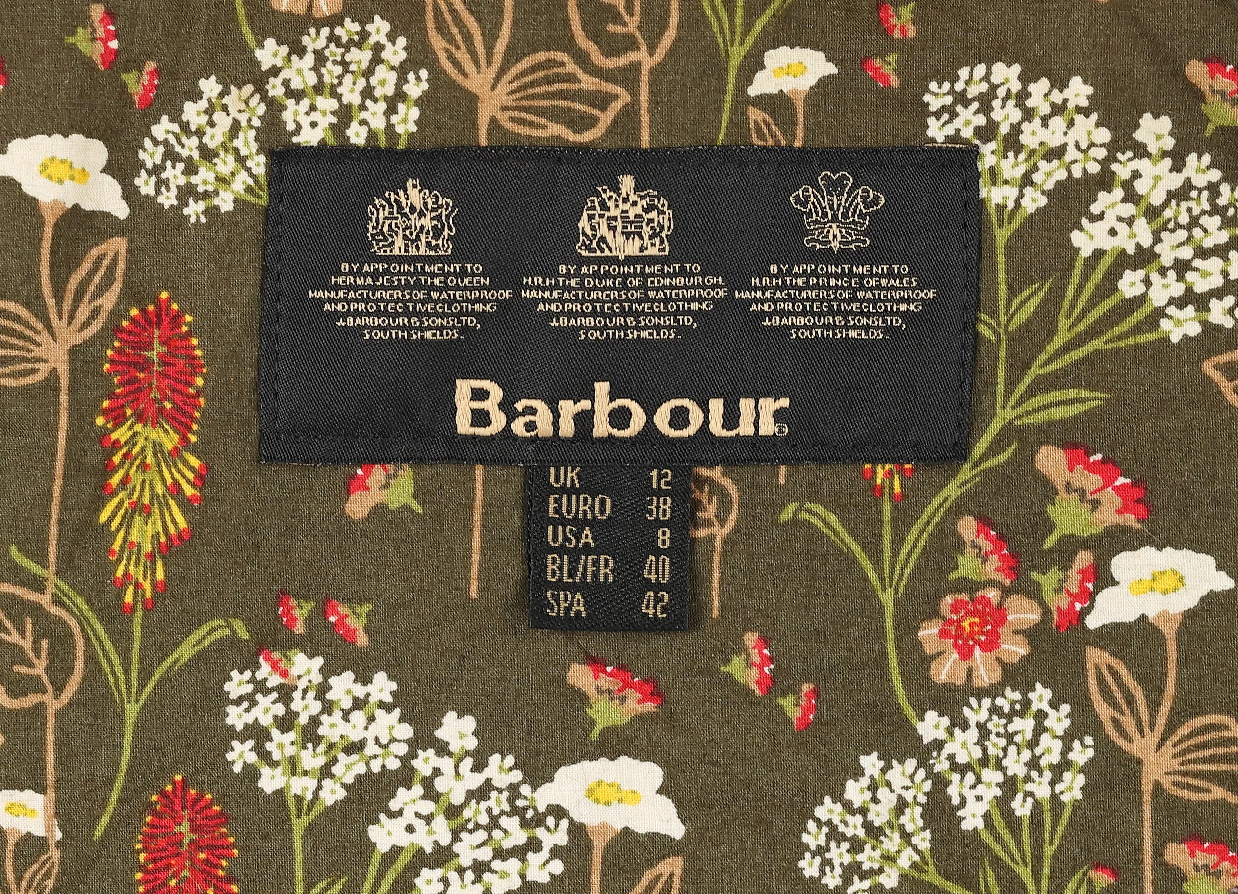 Women's Barbour Parceval Wax Jacket - Green - Women's M