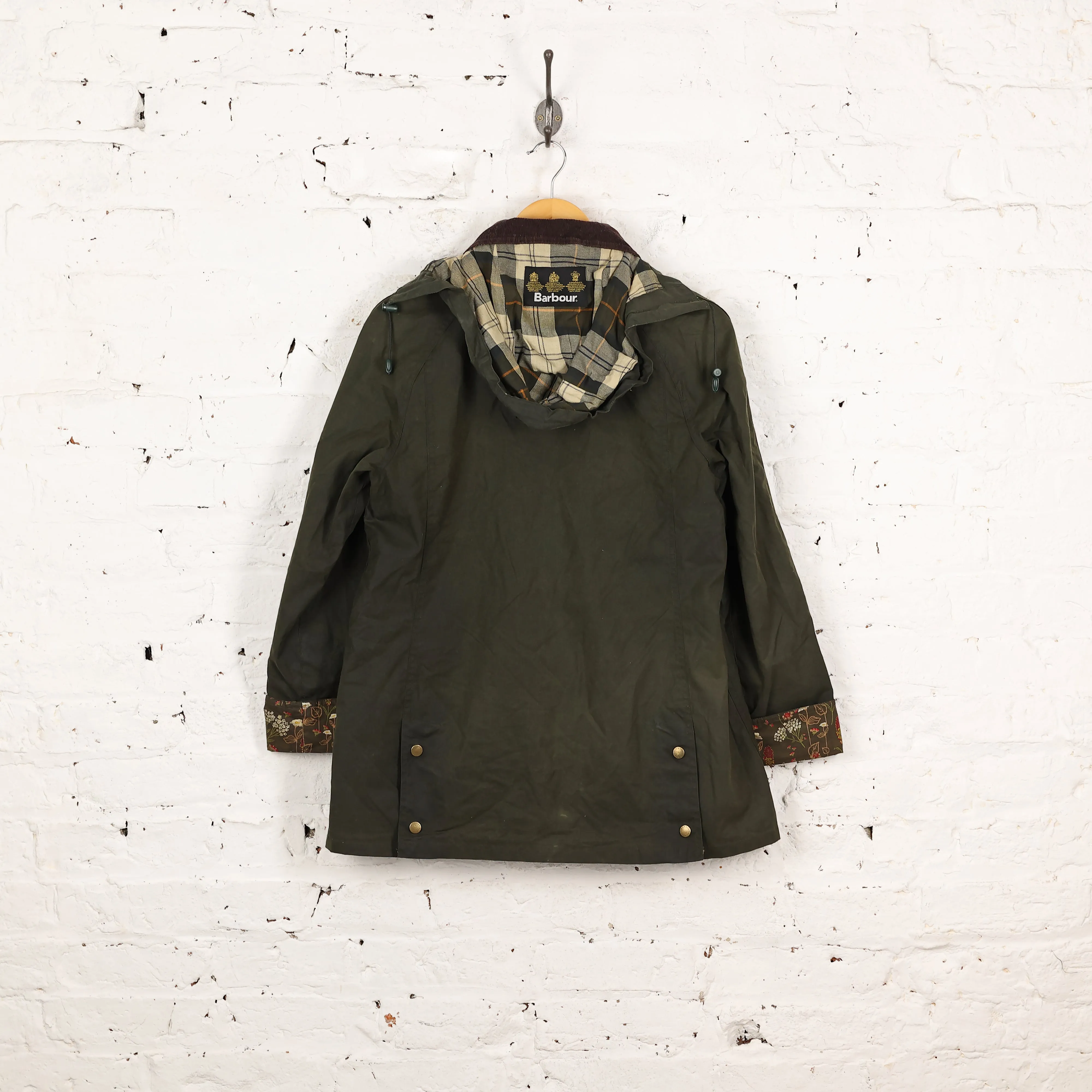 Women's Barbour Parceval Wax Jacket - Green - Women's M