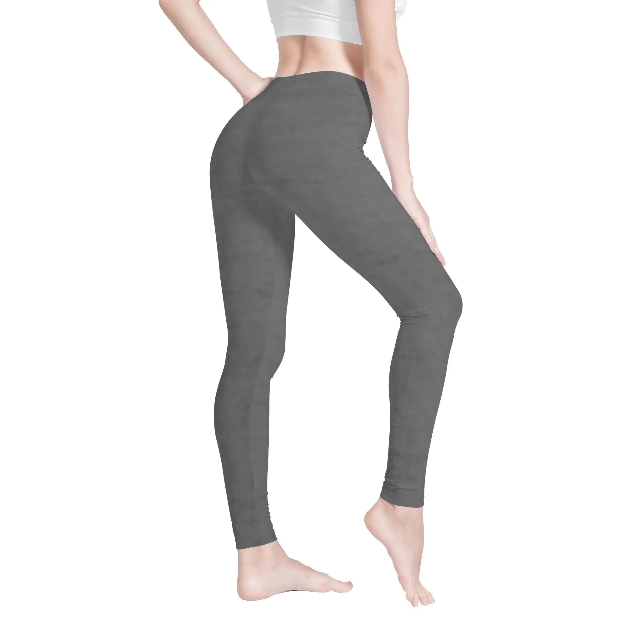 Women's Heather Gray Soft Leggings