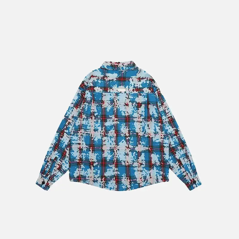 Y2K Cotton Zip-Up Jacket with Star Embroidery