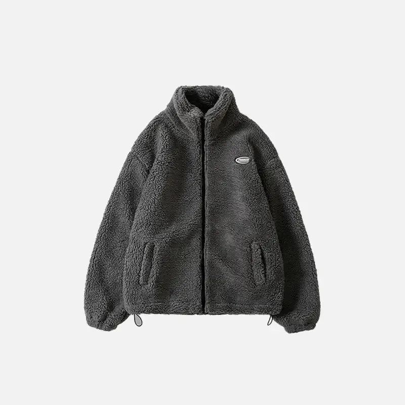 Y2K Jackets in Plush Fleece Design for Cozy Winter Style