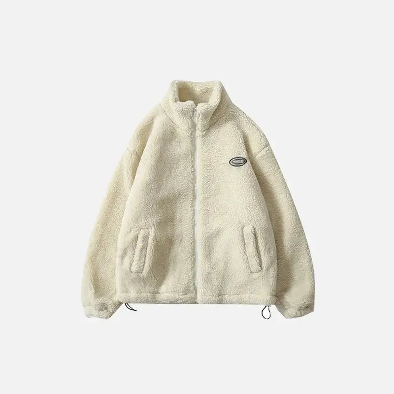 Y2K Jackets in Plush Fleece Design for Cozy Winter Style