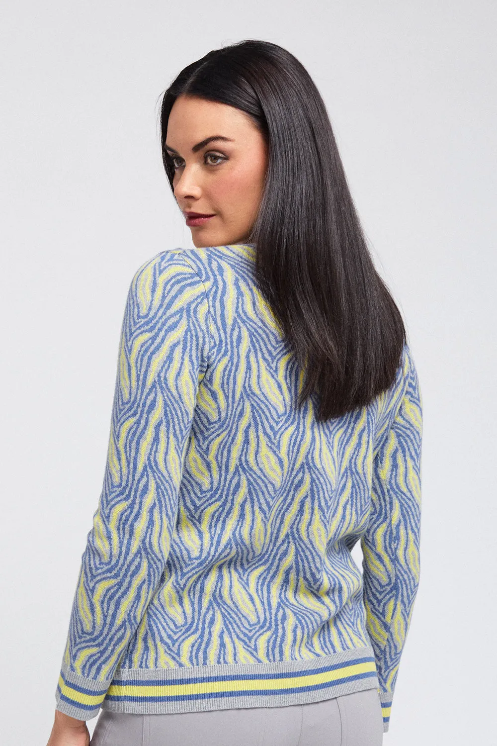 Zebra V Neck - Safari Bound: FINAL SALE