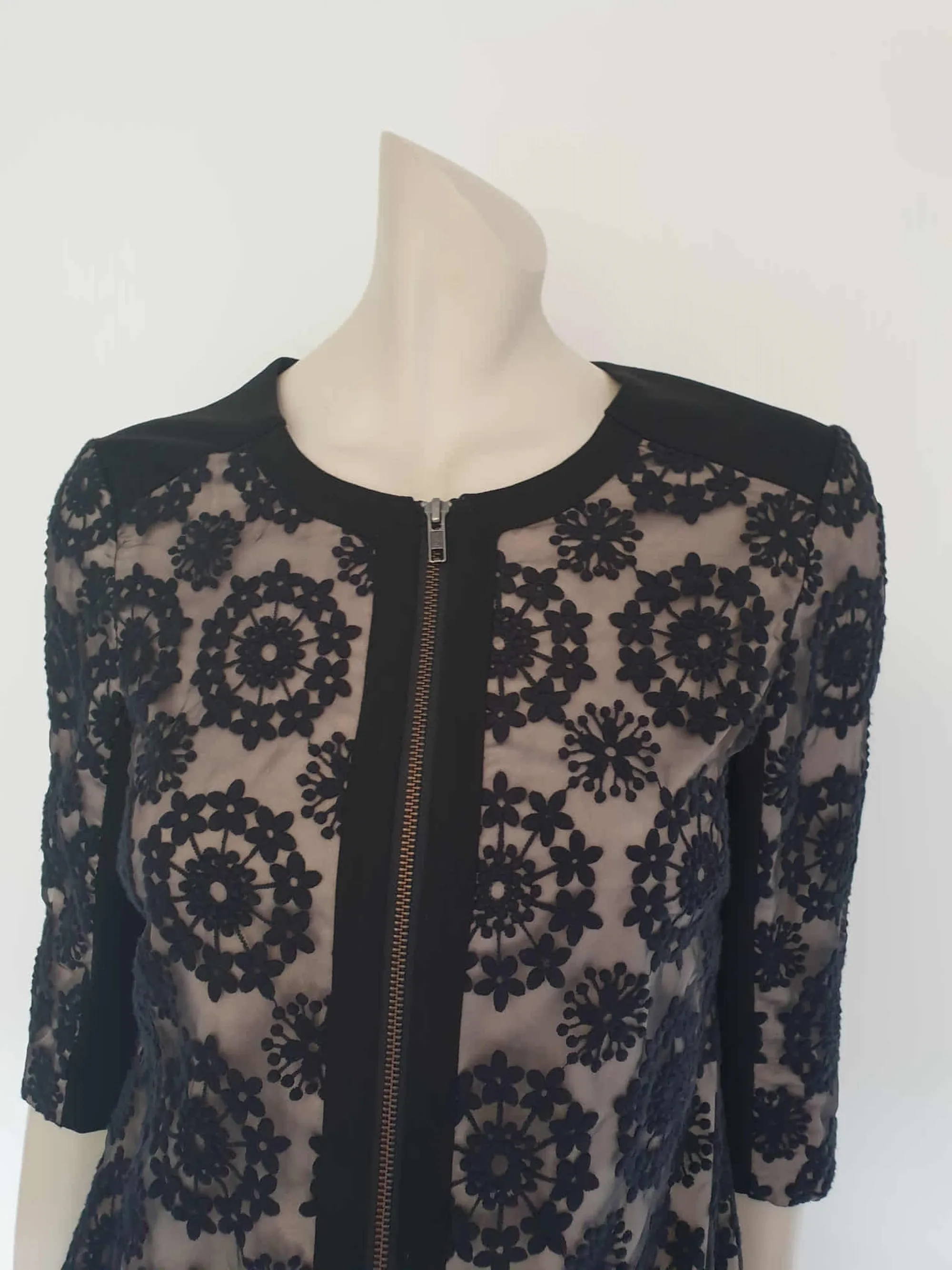 Zip Front Mini Dress by Scooter - S