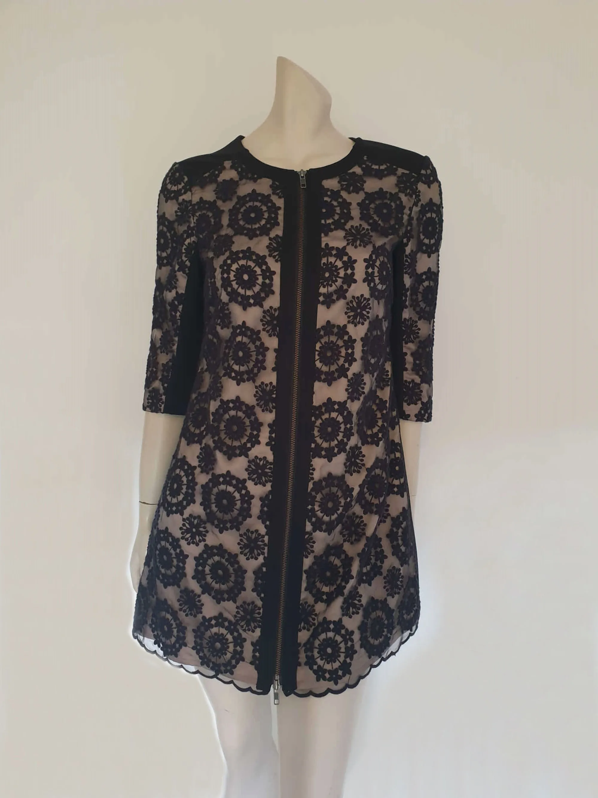 Zip Front Mini Dress by Scooter - S