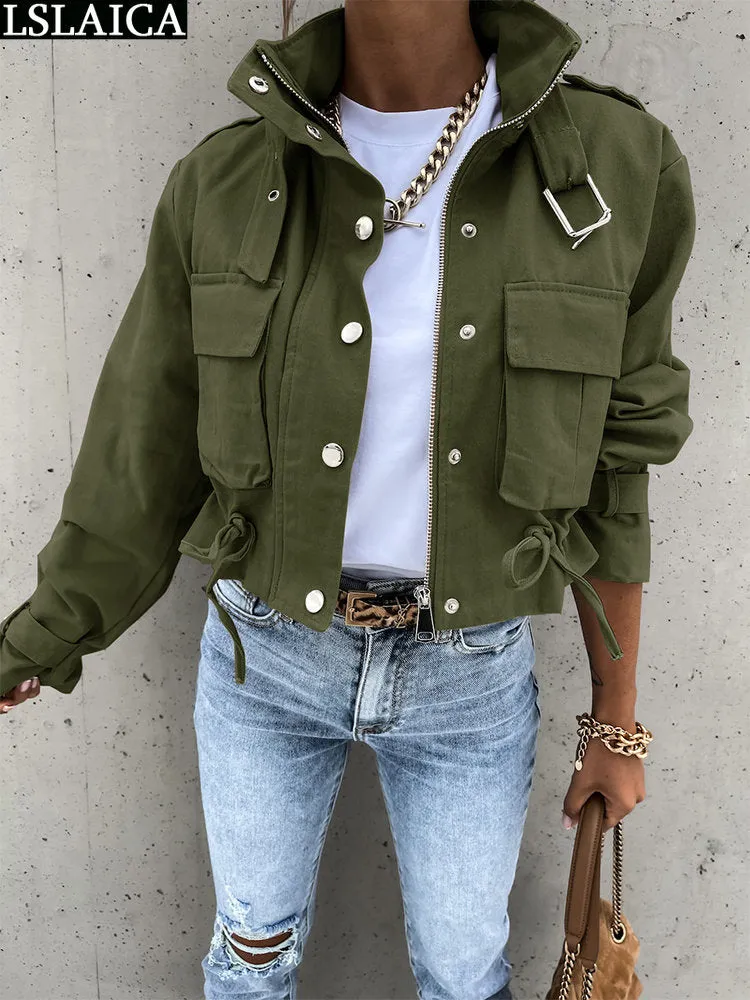 Zip Up Fashion Jackets
