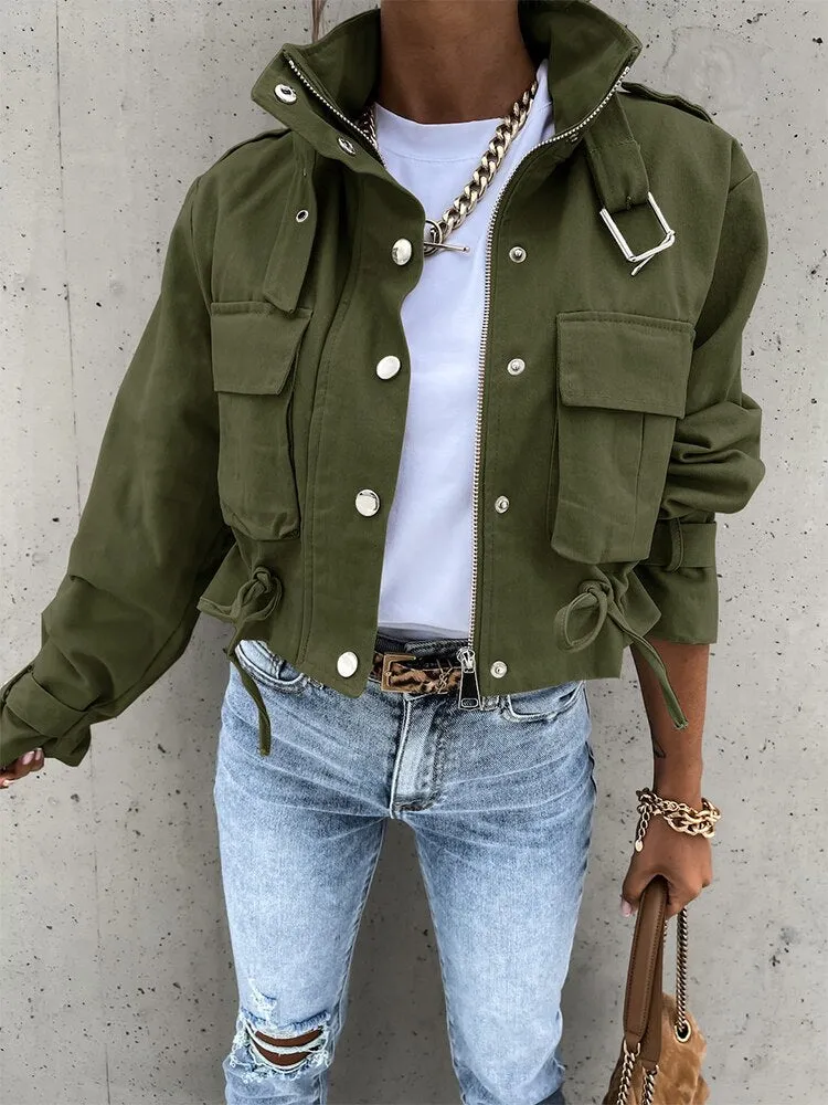 Zip Up Fashion Jackets
