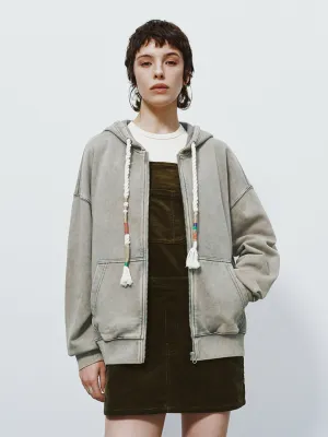 Zip Up Front Hoodie Jackets