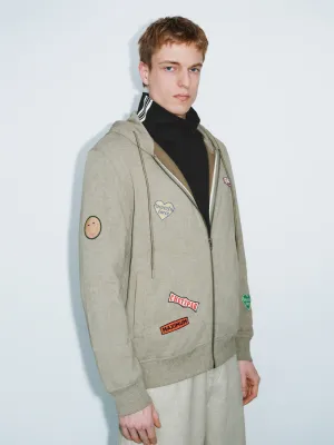 Zip Up Front Hoodie Jackets