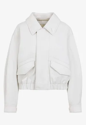 Zip-Up Short Overshirt